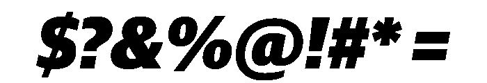 Guardian Sans Headline Black Italic Font OTHER CHARS