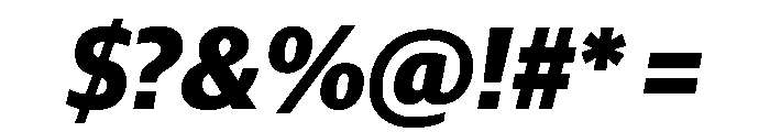 Guardian Sans Headline Bold Italic Font OTHER CHARS