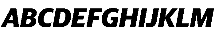 Guardian Sans Headline Bold Italic Font UPPERCASE