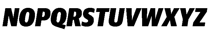 Guardian Sans Headline Condensed Black Italic Font UPPERCASE