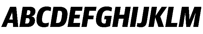 Guardian Sans Headline Condensed Bold Italic Font UPPERCASE