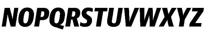 Guardian Sans Headline Condensed Bold Italic Font UPPERCASE