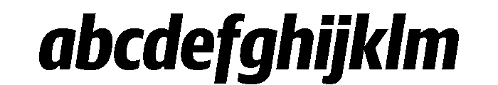 Guardian Sans Headline Condensed Bold Italic FONT