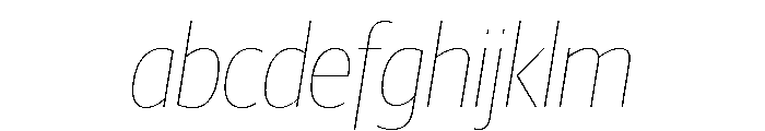 Guardian Sans Headline Condensed Hairline Italic FONT