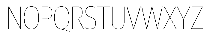 Guardian Sans Headline Condensed Hairline Font UPPERCASE