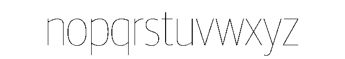 Guardian Sans Headline Condensed Hairline Font LOWERCASE