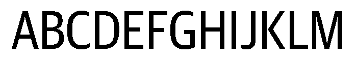 Guardian Sans Headline Condensed Regular Font UPPERCASE