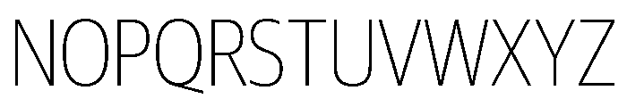 Guardian Sans Headline Condensed Thin Font UPPERCASE