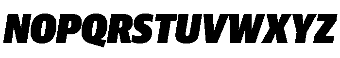 Guardian Sans Headline Condensed Ultra Italic Font UPPERCASE