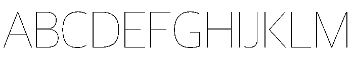 Guardian Sans Headline Hairline Font UPPERCASE