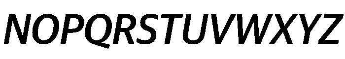 Guardian Sans Headline Medium Italic Font UPPERCASE