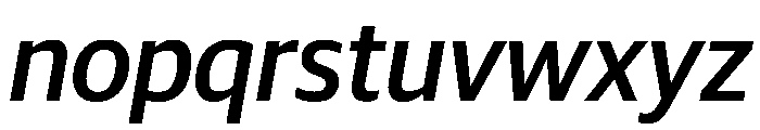 Guardian Sans Headline Medium Italic Font LOWERCASE