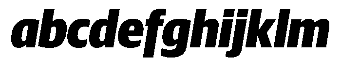Guardian Sans Headline Narrow Black Italic FONT