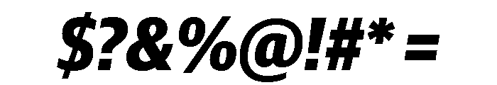 Guardian Sans Headline Narrow Bold Italic Font OTHER CHARS