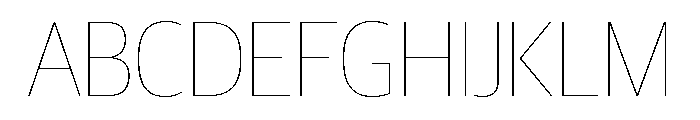 Guardian Sans Headline Narrow Hairline Font UPPERCASE