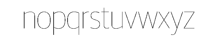 Guardian Sans Headline Narrow Hairline Font LOWERCASE
