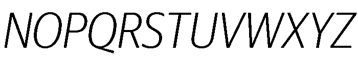 Guardian Sans Headline Narrow Light Italic Font UPPERCASE