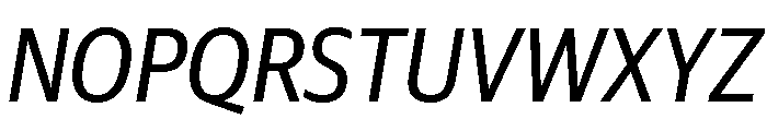 Guardian Sans Headline Narrow Regular Italic Font UPPERCASE