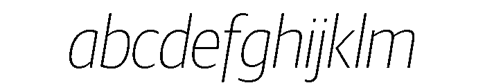 Guardian Sans Headline Narrow Thin Italic FONT