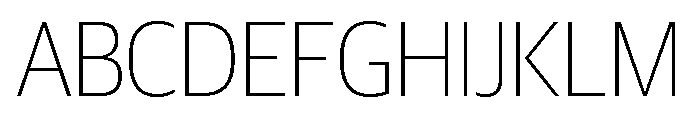 Guardian Sans Headline Narrow Thin Font UPPERCASE