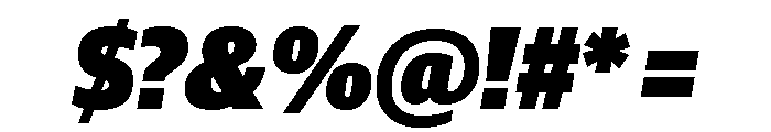 Guardian Sans Headline Narrow Ultra Italic Font OTHER CHARS
