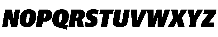 Guardian Sans Headline Narrow Ultra Italic Font UPPERCASE