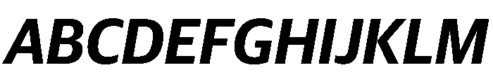 Guardian Sans Headline Semibold Italic Font UPPERCASE