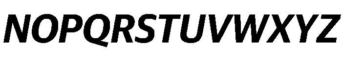 Guardian Sans Headline Semibold Italic Font UPPERCASE