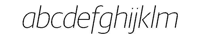 Guardian Sans Headline Thin Italic FONT
