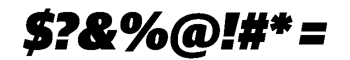 Guardian Sans Headline Ultra Italic Font OTHER CHARS