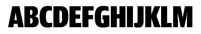 Guardian Sans Headline X Condensed Black Font UPPERCASE