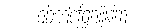 Guardian Sans Headline X Condensed Hairline Italic FONT