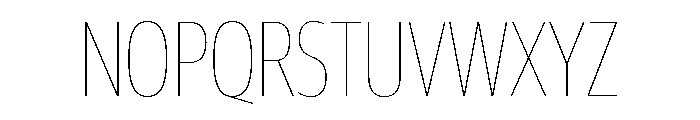 Guardian Sans Headline X Condensed Hairline Font UPPERCASE