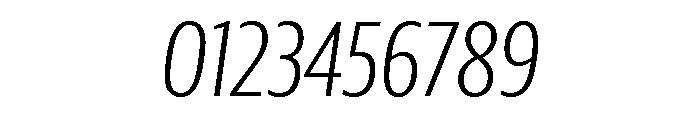 Guardian Sans Headline X Condensed Light Italic Font OTHER CHARS