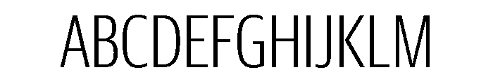 Guardian Sans Headline X Condensed Light Font UPPERCASE