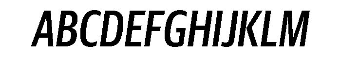 Guardian Sans Headline X Condensed Medium Italic Font UPPERCASE