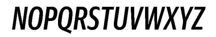 Guardian Sans Headline X Condensed Medium Italic Font UPPERCASE