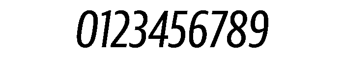 Guardian Sans Headline X Condensed Regular Italic Font OTHER CHARS