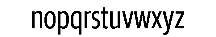 Guardian Sans Headline X Condensed Regular Font LOWERCASE