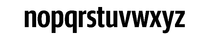 Guardian Sans Headline X Condensed Semibold Font LOWERCASE