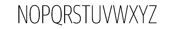 Guardian Sans Headline X Condensed Thin Font UPPERCASE