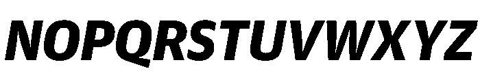 Guardian Sans Text Black Italic Font UPPERCASE