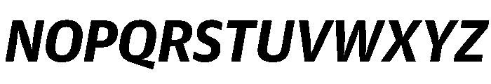Guardian Sans Text Bold Italic Font UPPERCASE