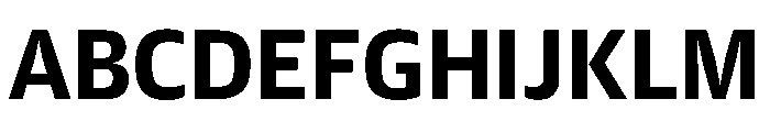 Guardian Sans Text Bold Font UPPERCASE