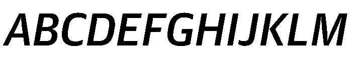Guardian Sans Text Medium Italic Font UPPERCASE