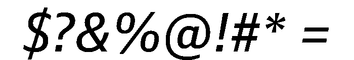 Guardian Sans Text Regular Italic Font OTHER CHARS
