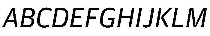 Guardian Sans Text Regular Italic Font UPPERCASE