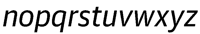 Guardian Sans Text Regular Italic Font LOWERCASE