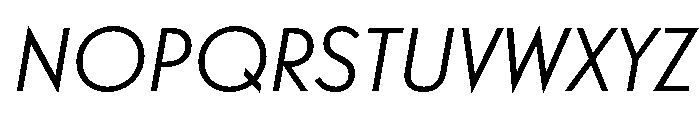 Guildford Book Italic Font UPPERCASE