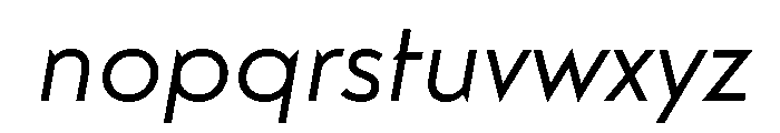 Guildford Book Italic Font LOWERCASE